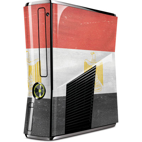 Egypt Flag Distressed Xbox 360 Slim (2010) Skin